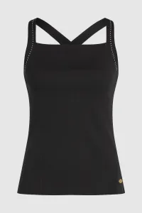 Top Karl Lagerfeld Mini Stud Detail Tank Top Black