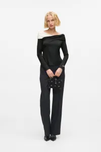 Top Karl Lagerfeld Bw Elegant Lslv Top White/Black