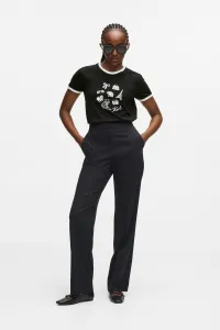Tričko Karl Lagerfeld Karl Symbols T-Shirt Black