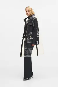 Kabát Karl Lagerfeld Clear Fashion Raincoat Clear/Black