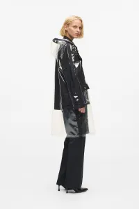 Kabát Karl Lagerfeld Clear Fashion Raincoat Clear/Black