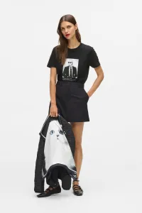 Tričko Karl Lagerfeld Portrait T-Shirt Black