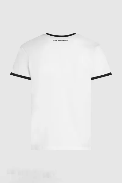 Tričko Karl Lagerfeld Karl Symbols T-Shirt White