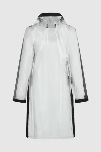 Kabát Karl Lagerfeld Clear Fashion Raincoat Clear/Black