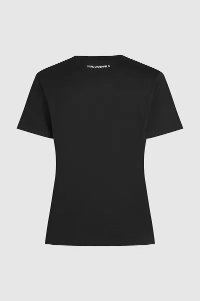 Tričko Karl Lagerfeld Portrait T-Shirt Black