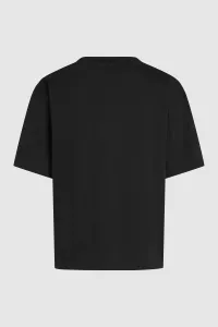 Tričko Karl Lagerfeld Signature Hem V-Neck T-Shirt Black