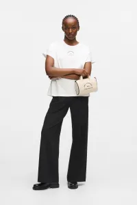Tričko Karl Lagerfeld Rsg Glitter Relaxed T-Shirt White