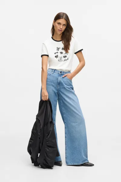 Tričko Karl Lagerfeld Karl Symbols T-Shirt White