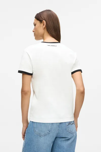 Tričko Karl Lagerfeld Karl Symbols T-Shirt White
