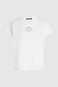 Tričko Karl Lagerfeld Rsg Glitter Relaxed T-Shirt White