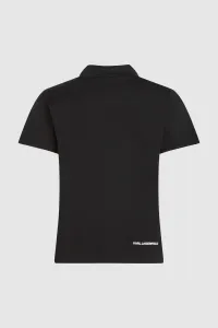 Polokošeľa Karl Lagerfeld Ikon Polo T-Shirt Black