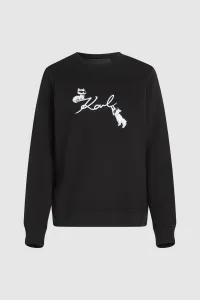 Mikina Karl Lagerfeld Ikon Signature Choupette Sweat Black