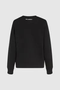Mikina Karl Lagerfeld Ikon Signature Choupette Sweat Black