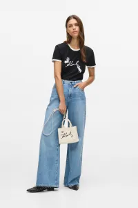 Tričko Karl Lagerfeld Ikon Signature Choupette Tee Black
