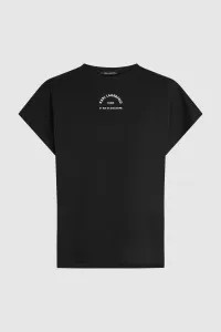 Tričko Karl Lagerfeld Rsg Glitter Relaxed T-Shirt Black