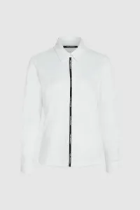Košeľa Karl Lagerfeld Logo Tape Jersey Shirt White