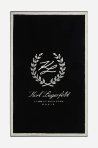 Uterák Karl Lagerfeld K/Hotel Karl Crest Beachtowel Black