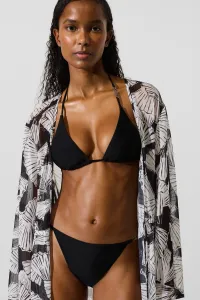 Plážové Oblečenie Karl Lagerfeld Fan Aop Kaftan Fan-Black