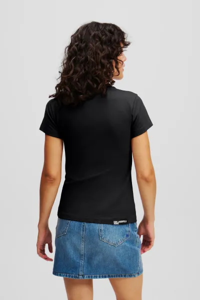 Tričko Karl Lagerfeld Jeans Klj Slim Ss Tee Black