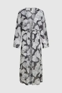 Plážové Oblečenie Karl Lagerfeld Fan Aop Kaftan Fan-Black