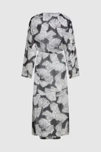Plážové Oblečenie Karl Lagerfeld Fan Aop Kaftan Fan-Black
