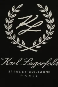 Uterák Karl Lagerfeld K/Hotel Karl Crest Beachtowel Black
