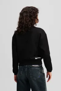 Mikina Karl Lagerfeld Jeans Klj Reg Essential Logo Sweat Black