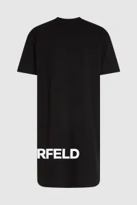 Šaty Karl Lagerfeld Jeans Klj Logo Tee Dress Black