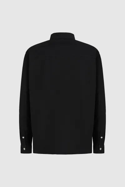 Košeľa Karl Lagerfeld Jeans Klj Reg Blocked Overshirt Washed Blue-Black