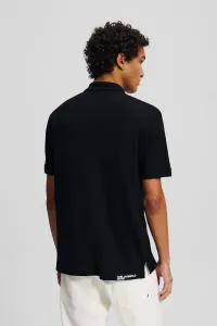 Tričko Karl Lagerfeld Jeans Klj Regular Pique Polo Black