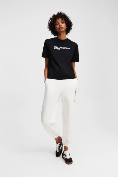 Tričko Karl Lagerfeld Jeans Klj Reg Ss Essential Tee Black