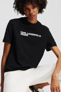 Tričko Karl Lagerfeld Jeans Klj Reg Ss Essential Tee Black