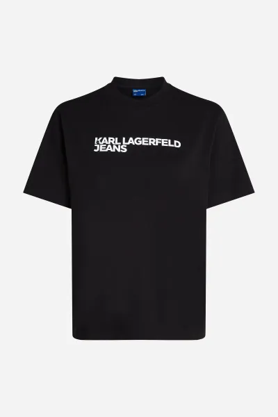 Tričko Karl Lagerfeld Jeans Klj Reg Ss Essential Tee Black