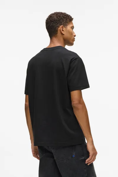 Tričko Karl Lagerfeld Jeans Klj Reg Ss K Logo Tee Black
