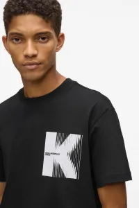 Tričko Karl Lagerfeld Jeans Klj Reg Ss K Logo Tee Black