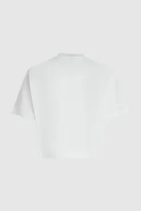 Tričko Karl Lagerfeld Jeans Klj Reg Cropped Graffiti Tee White