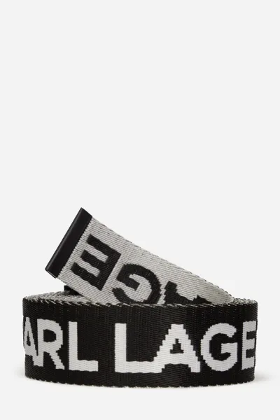 Opasok Karl Lagerfeld Jeans Klj Reversible Webbing Belt White