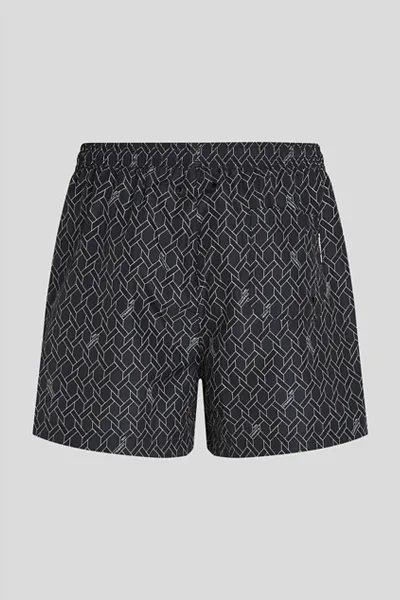 Plavky Karl Lagerfeld Geo Print Short Boardshort Geo-Navy