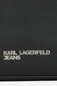 Kabelka Karl Lagerfeld Jeans Klj Metal Logo Sm Shoulder Bag Black
