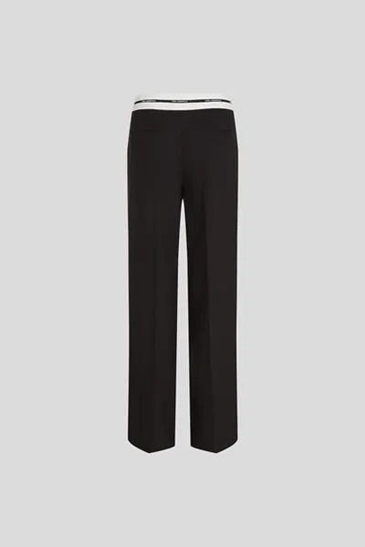 Nohavice Karl Lagerfeld Bw Essential Suit Pants Black