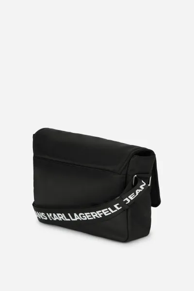 Crossbody Karl Lagerfeld Jeans Klj Essential Nylon Messenger Black