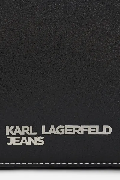 Crossbody Karl Lagerfeld Jeans Klj Metal Logo Sm Camera Bag Black