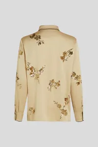 Blúzka Karl Lagerfeld Fluid Sequins Blouse Champagne Sequins
