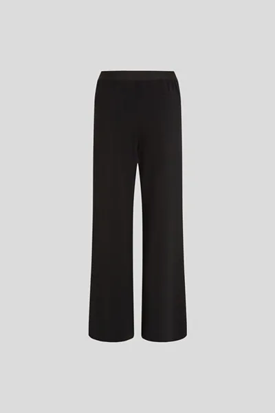 Nohavice Karl Lagerfeld Cady Elastic Waist Pants Black