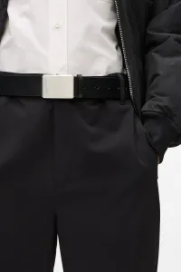 Opasok Karl Lagerfeld Jeans Klj Logo Lthr Belt Black