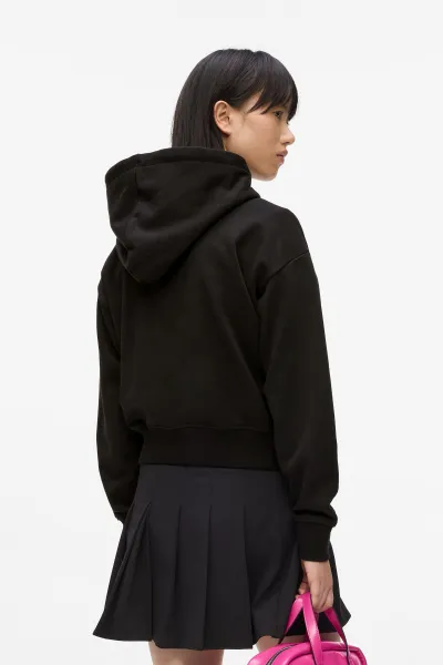 Mikina Karl Lagerfeld Jeans Klj Reg Graffiti Hoodie Black