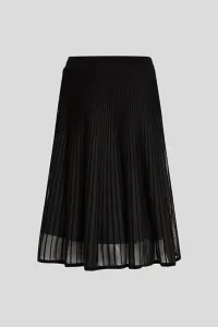 Sukňa Karl Lagerfeld Elegant Flock Knit Skirt Black