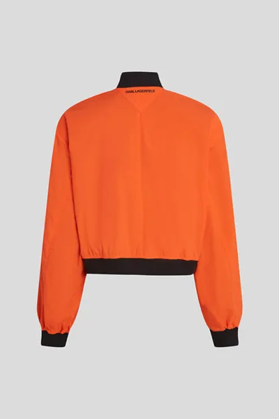 Bunda Karl Lagerfeld Ikon Bomber Tangerine Tango
