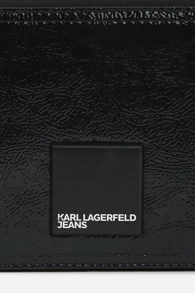 Crossbody Karl Lagerfeld Jeans Klj Box Logo Camera Bag Glossy Black