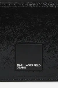Crossbody Karl Lagerfeld Jeans Klj Box Logo Camera Bag Glossy Black